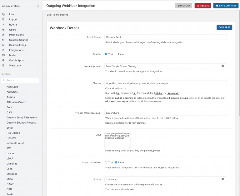 rocket-chat-integration